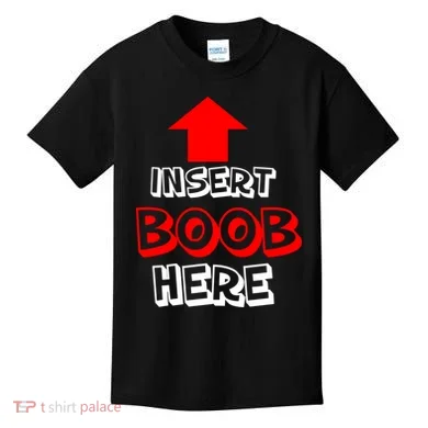 Insert Boob Here Kids T-Shirt