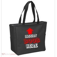 Insert Boob Here Tote Bag thumb 2