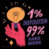 Inspiration And Hard Work Long Sleeve Shirt thumb 2