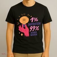 Inspiration And Hard Work T-Shirt thumb 3
