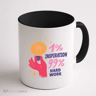 Inspiration And Hard Work Coffee Mug back