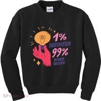 Inspiration And Hard Work Kids Sweatshirt thumb 0