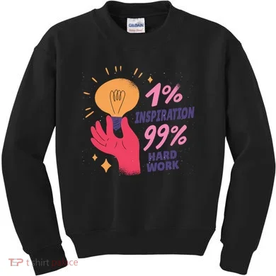 Inspiration And Hard Work Kids Sweatshirt