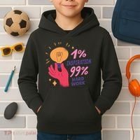 Inspiration And Hard Work Kids Hoodie thumb 2
