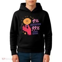 Inspiration And Hard Work Kids Hoodie thumb 4