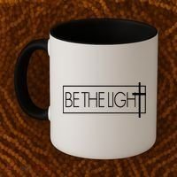 Inspirational Be The Light Coffee Mug thumb 2