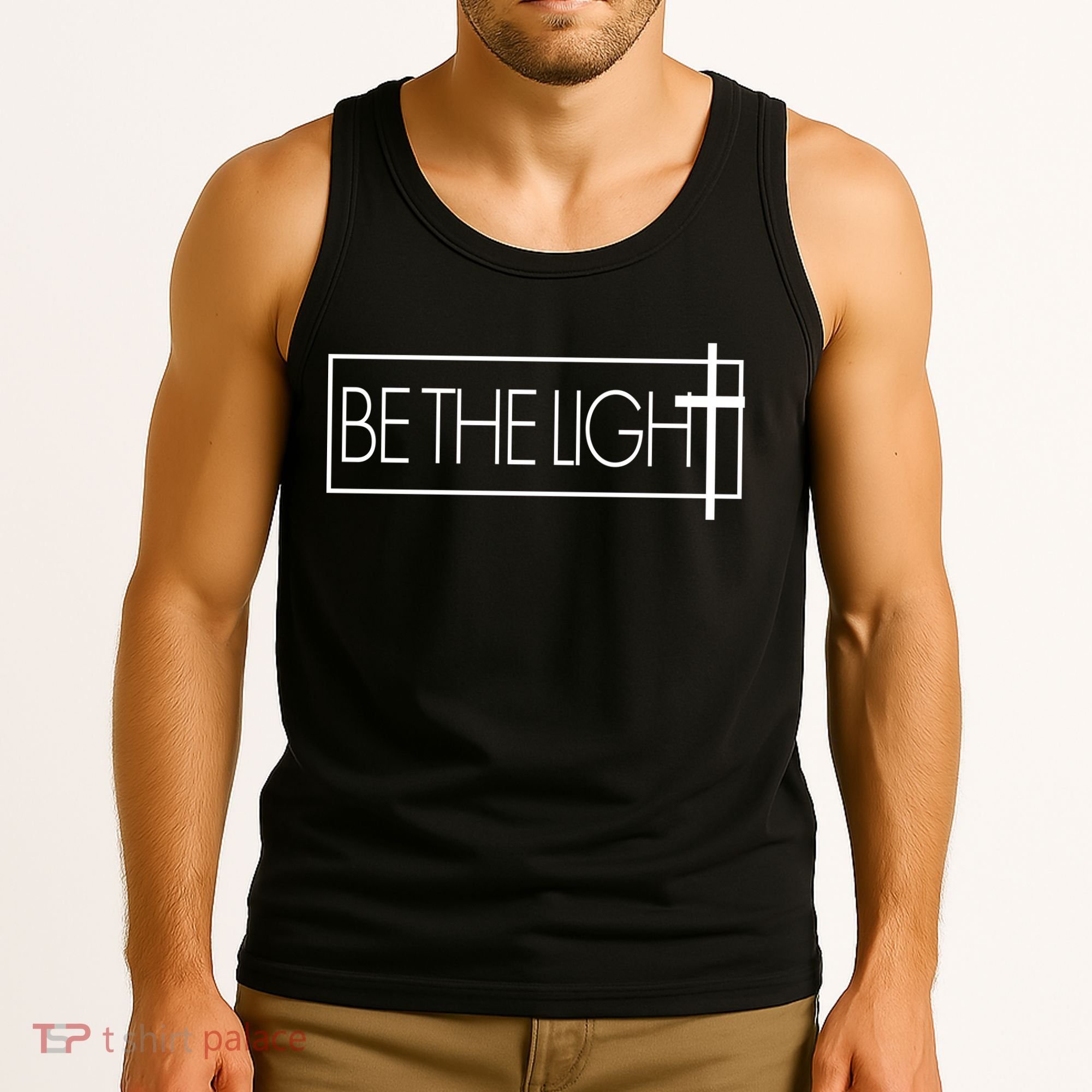 Inspirational Be The Light Tank Top
