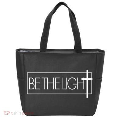 Inspirational Be The Light Tote Bag