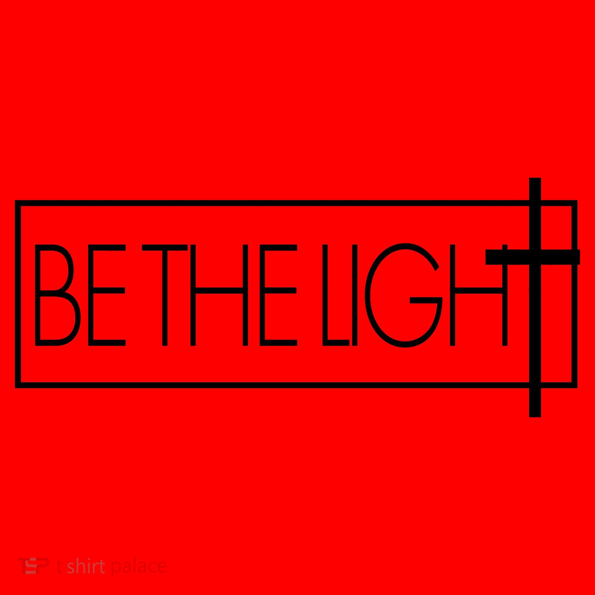 Inspirational Be The Light Santa Hat