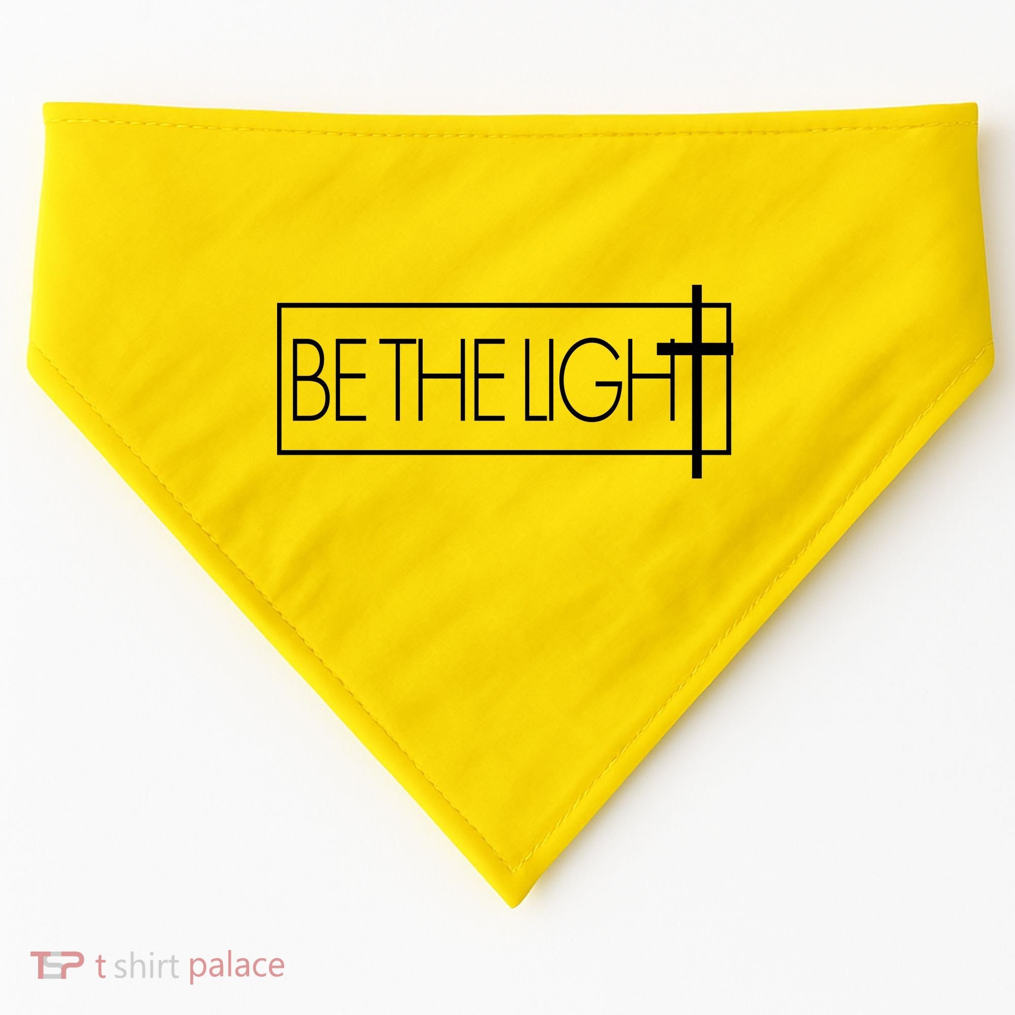 Inspirational Be The Light USA-Made Doggie Bandana