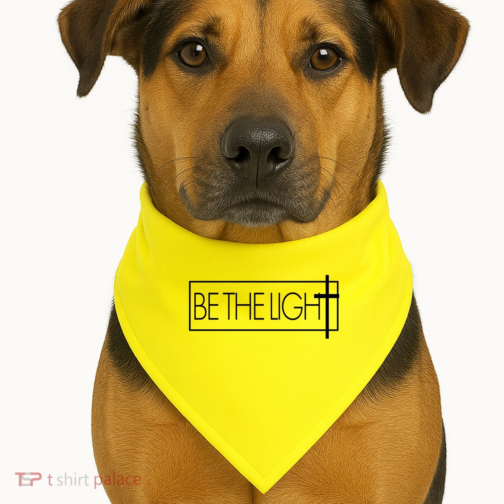 Inspirational Be The Light USA-Made Doggie Bandana