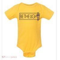 Inspirational Be The Light Baby Bodysuit thumb 0
