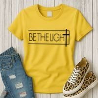 Inspirational Be The Light Women's T-Shirt thumb 3
