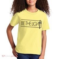 Inspirational Be The Light Kids T-Shirt thumb 2