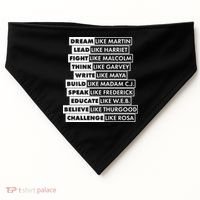 Inspirational Black History Figures USA-Made Doggie Bandana thumb 0