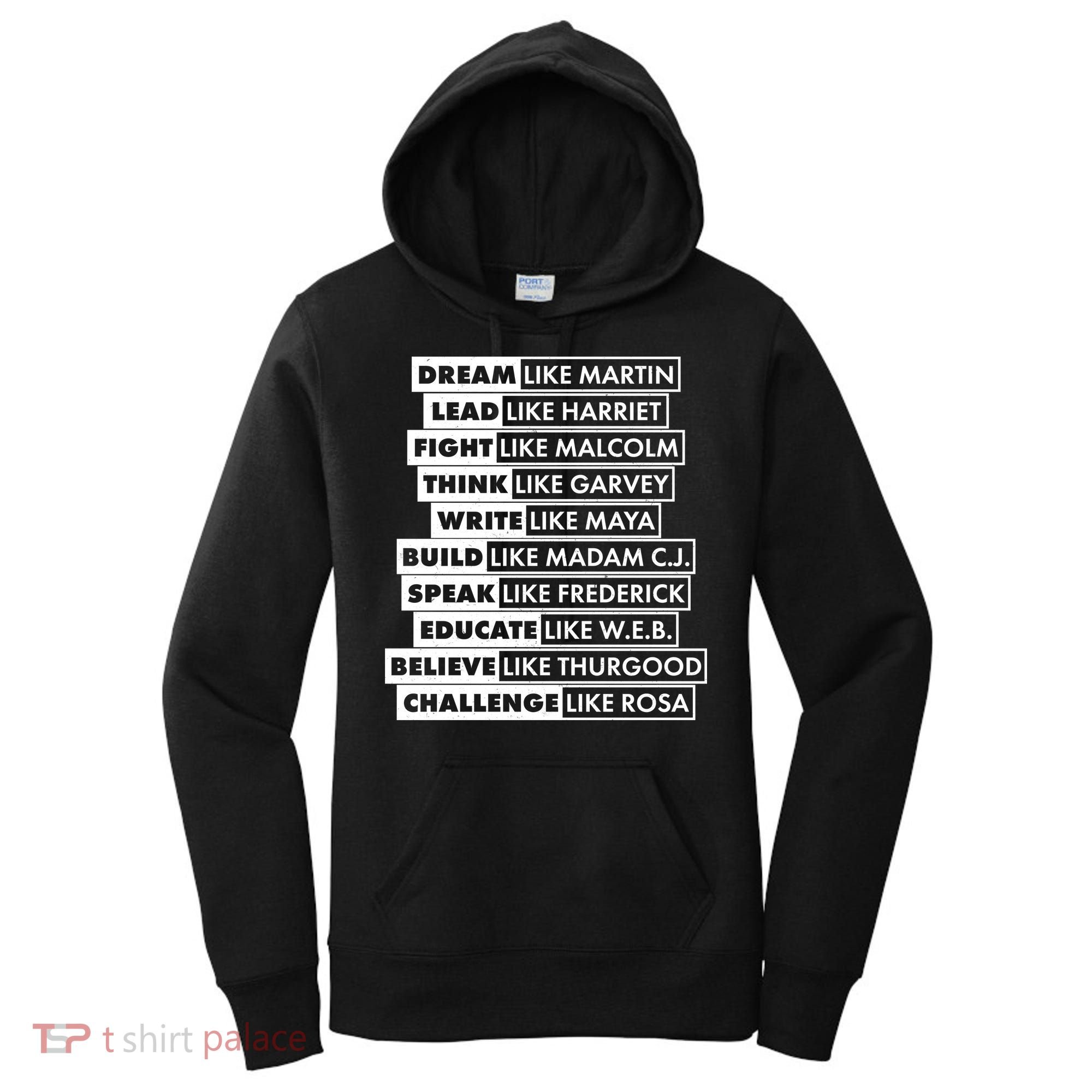 Inspirational Black History Figures Women's Hoodie