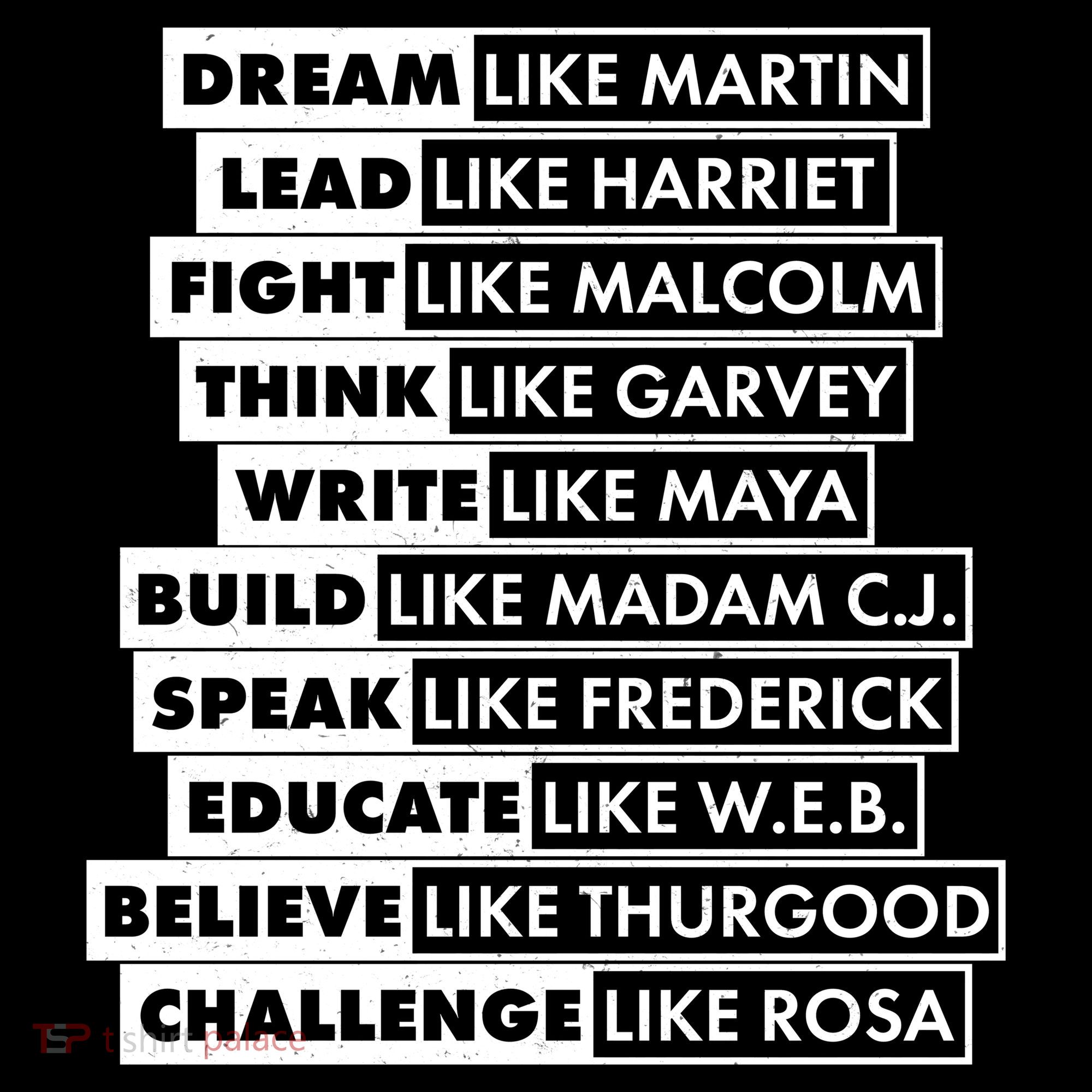 Inspirational Black History Figures Mousepad