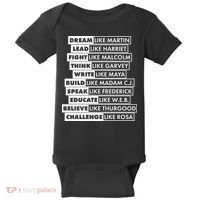 Inspirational Black History Figures Baby Bodysuit thumb 0