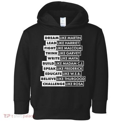 Inspirational Black History Figures Toddler Hoodie