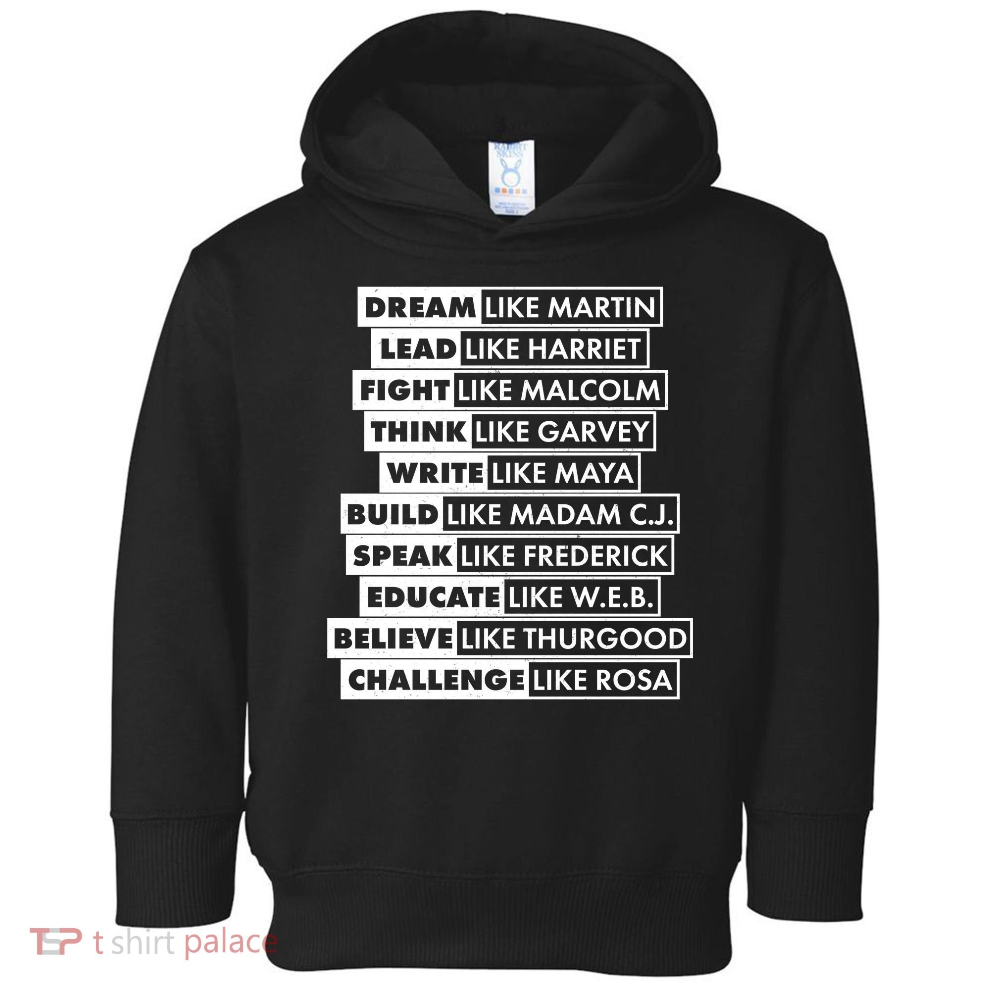 Inspirational Black History Figures Toddler Hoodie