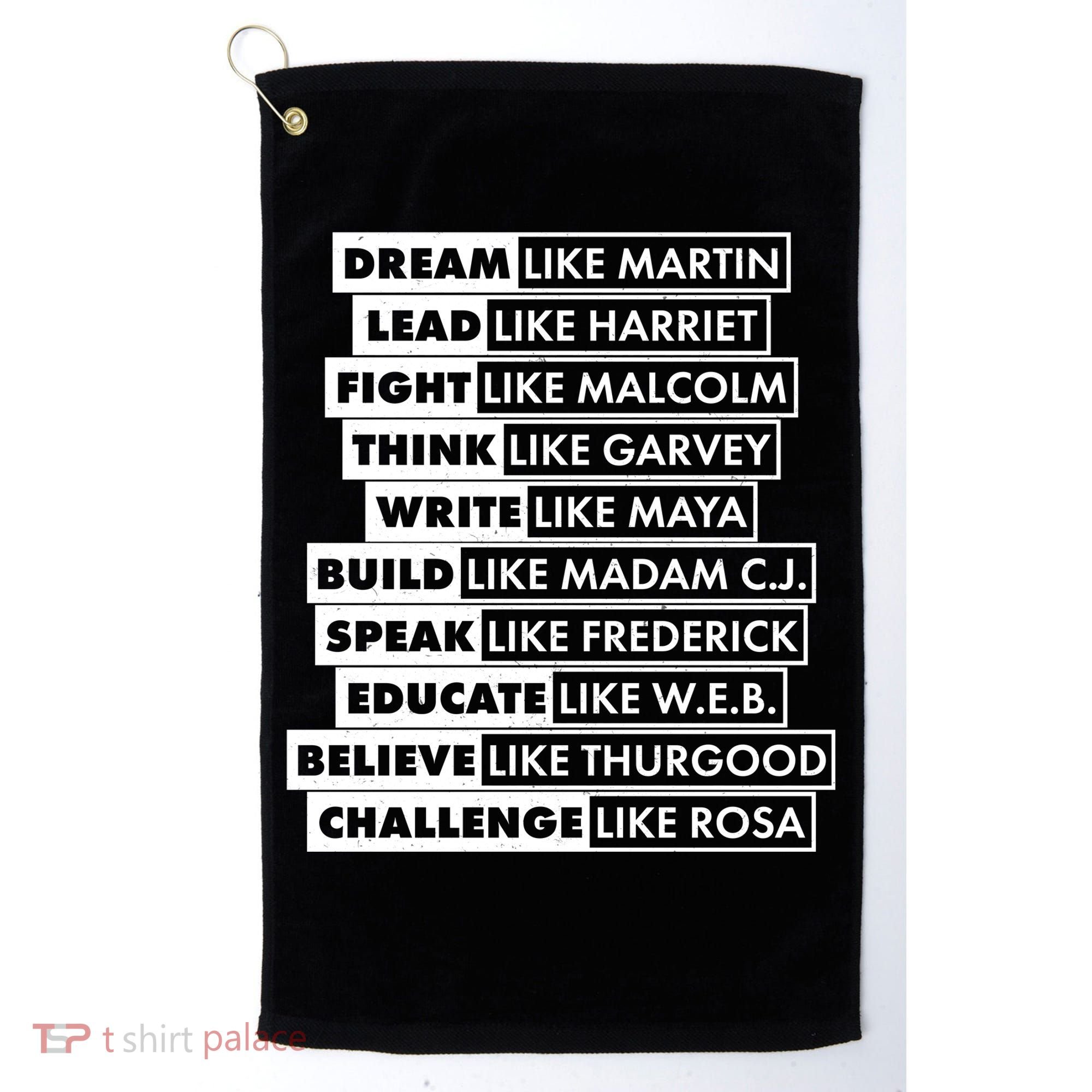 Inspirational Black History Figures Golf Towel