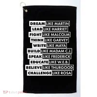 Inspirational Black History Figures Golf Towel thumb 0