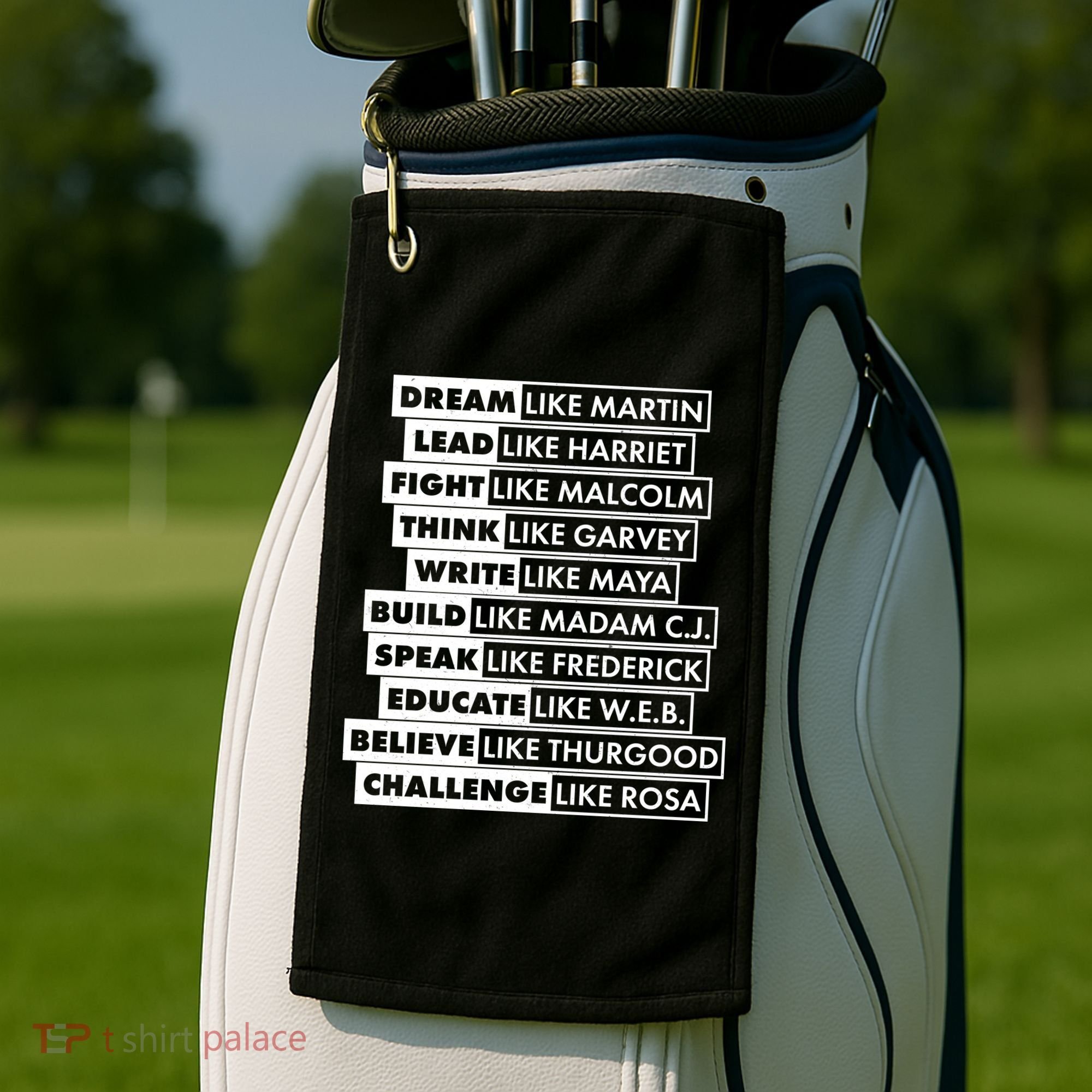 Inspirational Black History Figures Golf Towel
