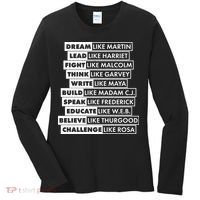 Inspirational Black History Figures Women's Long Sleeve Shirt thumb 0