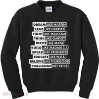 Inspirational Black History Figures Kids Sweatshirt thumb 0