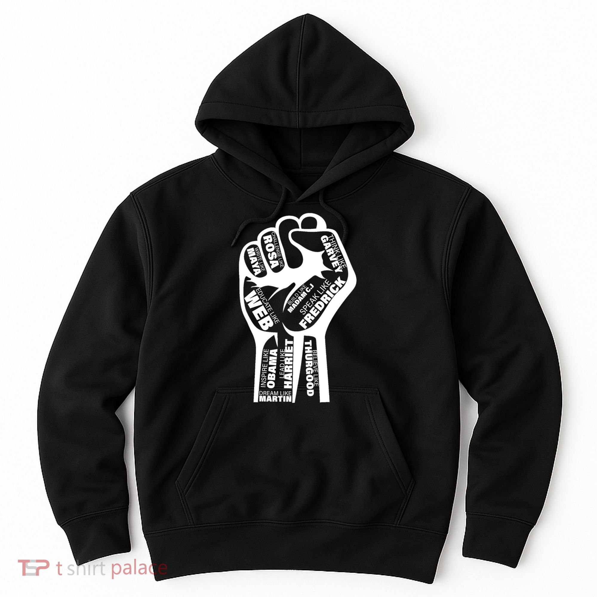 Inspirational Black History Fist Hoodie