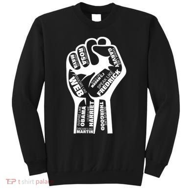 Inspirational Black History Fist Sweatshirt