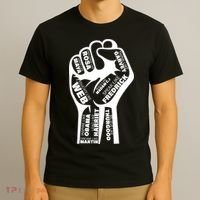 Inspirational Black History Fist T-Shirt thumb 3