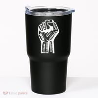 Inspirational Black History Fist Tumbler thumb 0