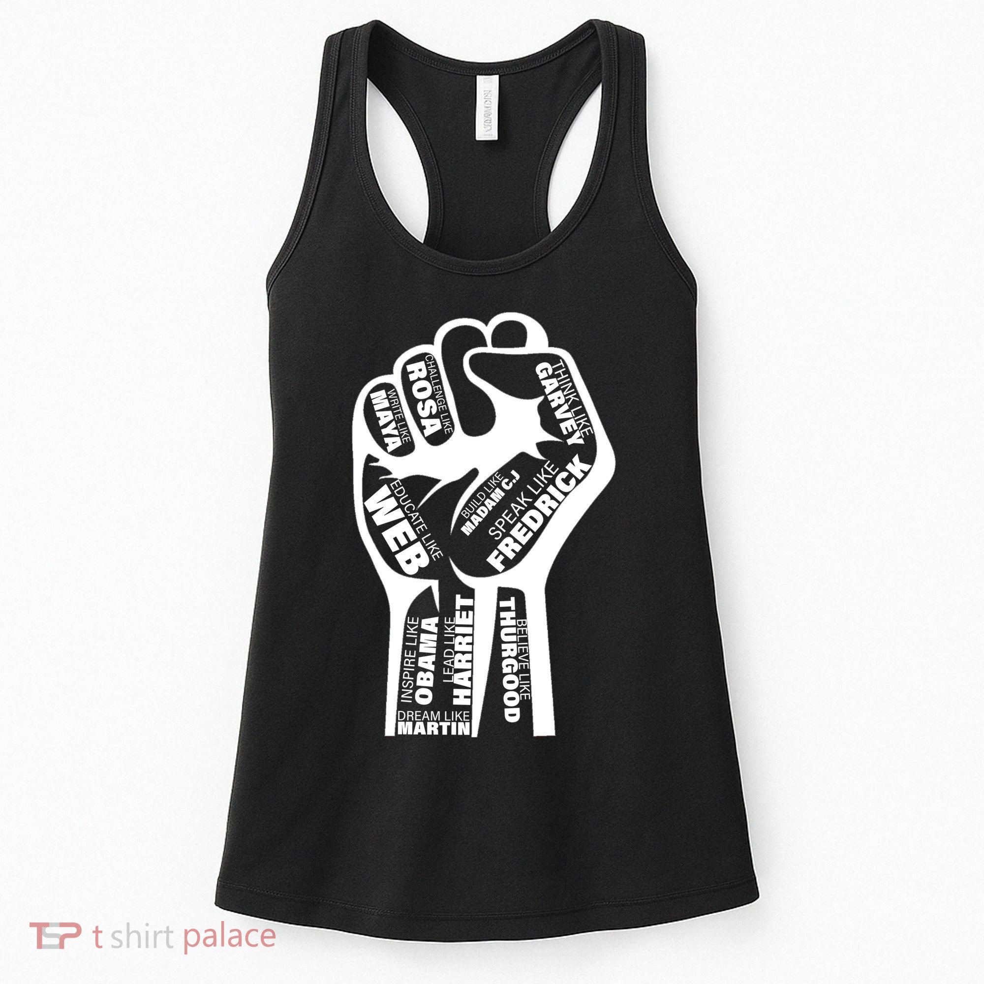 Inspirational Black History Fist Women's Tank Top