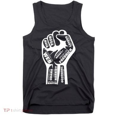 Inspirational Black History Fist Tank Top