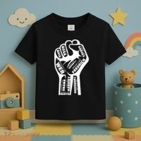Inspirational Black History Fist Toddler T-Shirt thumb 3