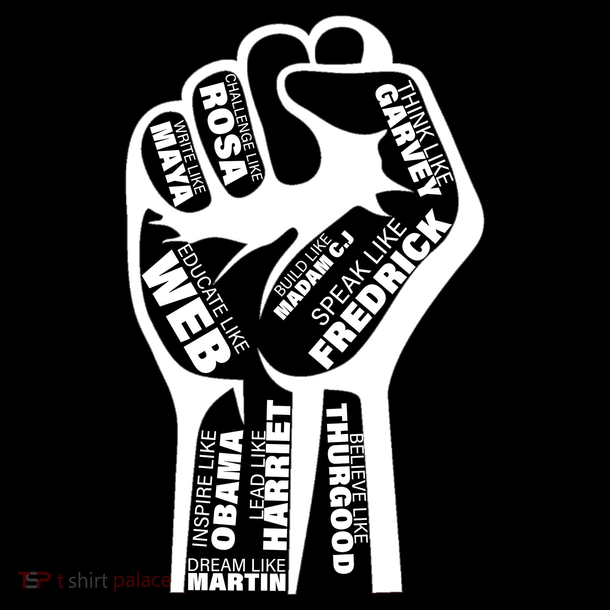 Inspirational Black History Fist Visor