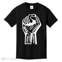 Inspirational Black History Fist Kids T-Shirt thumb 0