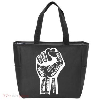 Inspirational Black History Fist Tote Bag
