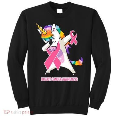 inspirational Breast Cancer Awareness Unicorn Sweatshirt