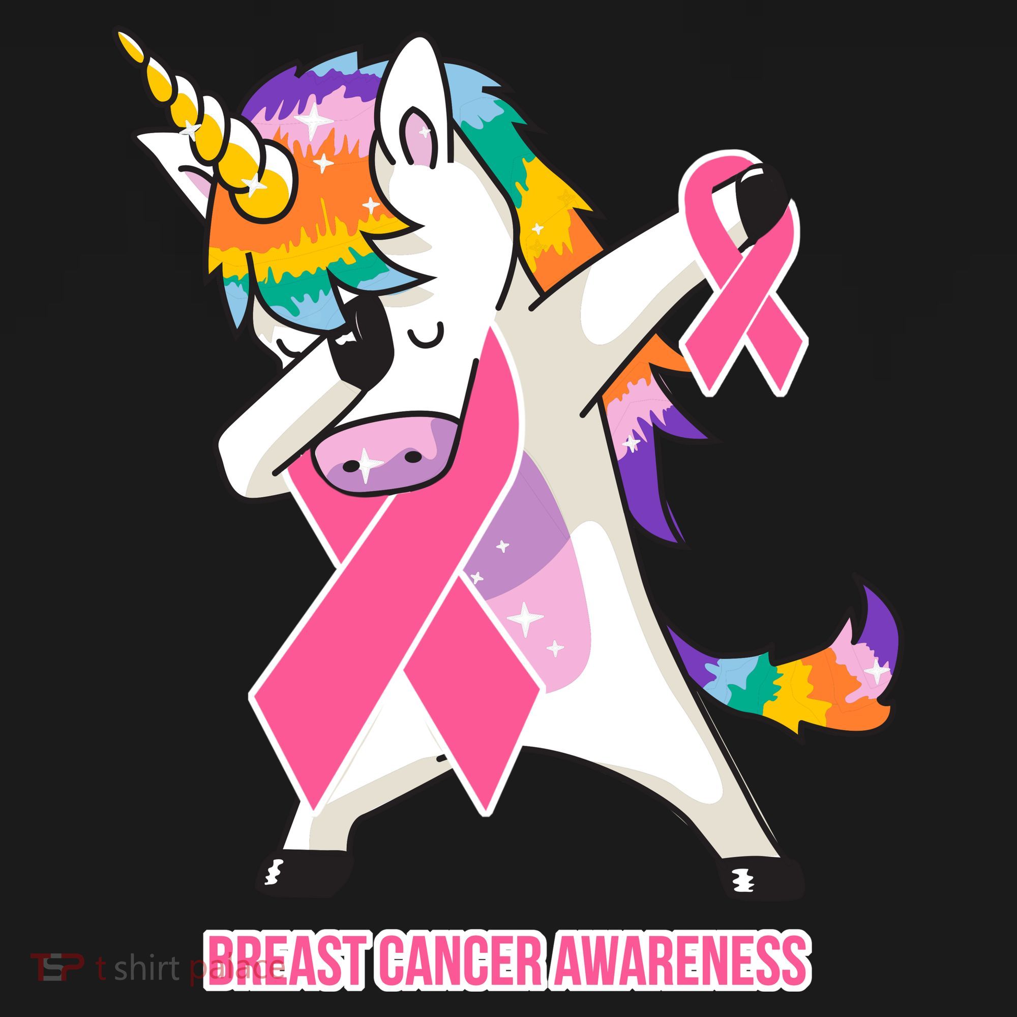 inspirational Breast Cancer Awareness Unicorn Sweatshirt