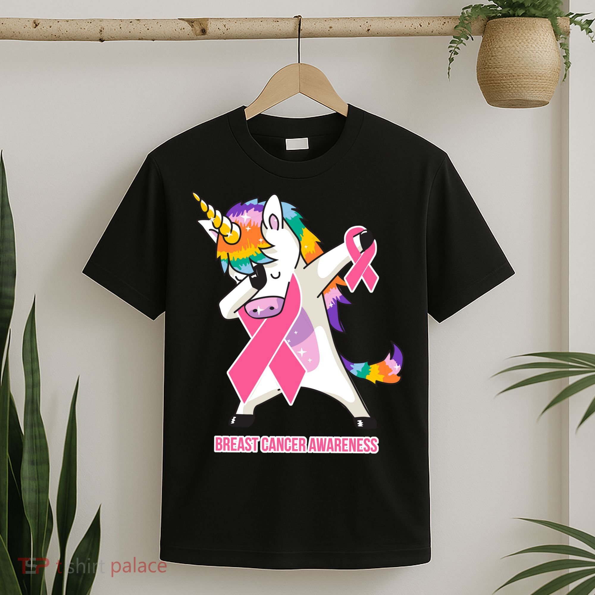 inspirational Breast Cancer Awareness Unicorn T-Shirt