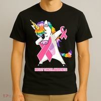 inspirational Breast Cancer Awareness Unicorn T-Shirt thumb 3