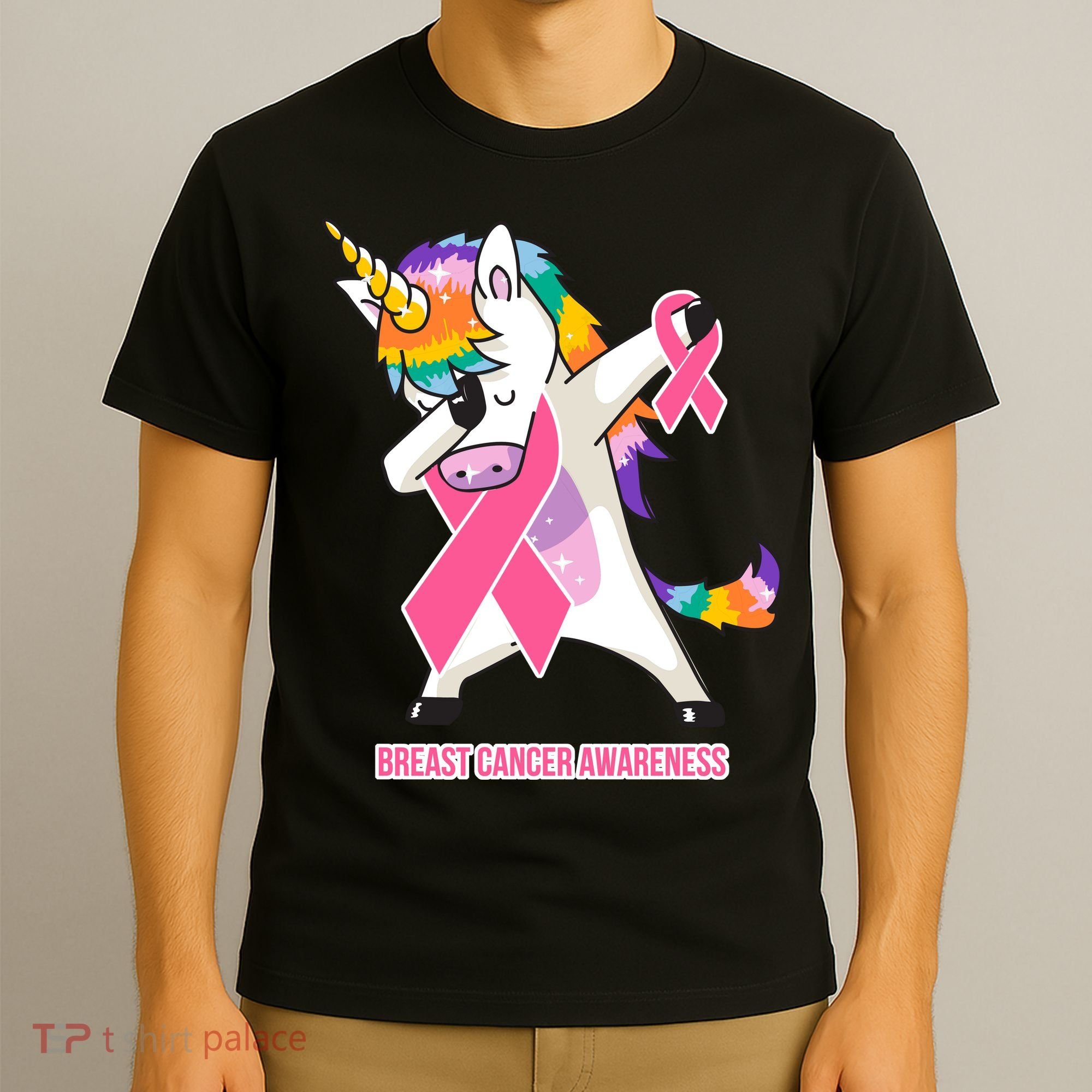 inspirational Breast Cancer Awareness Unicorn T-Shirt
