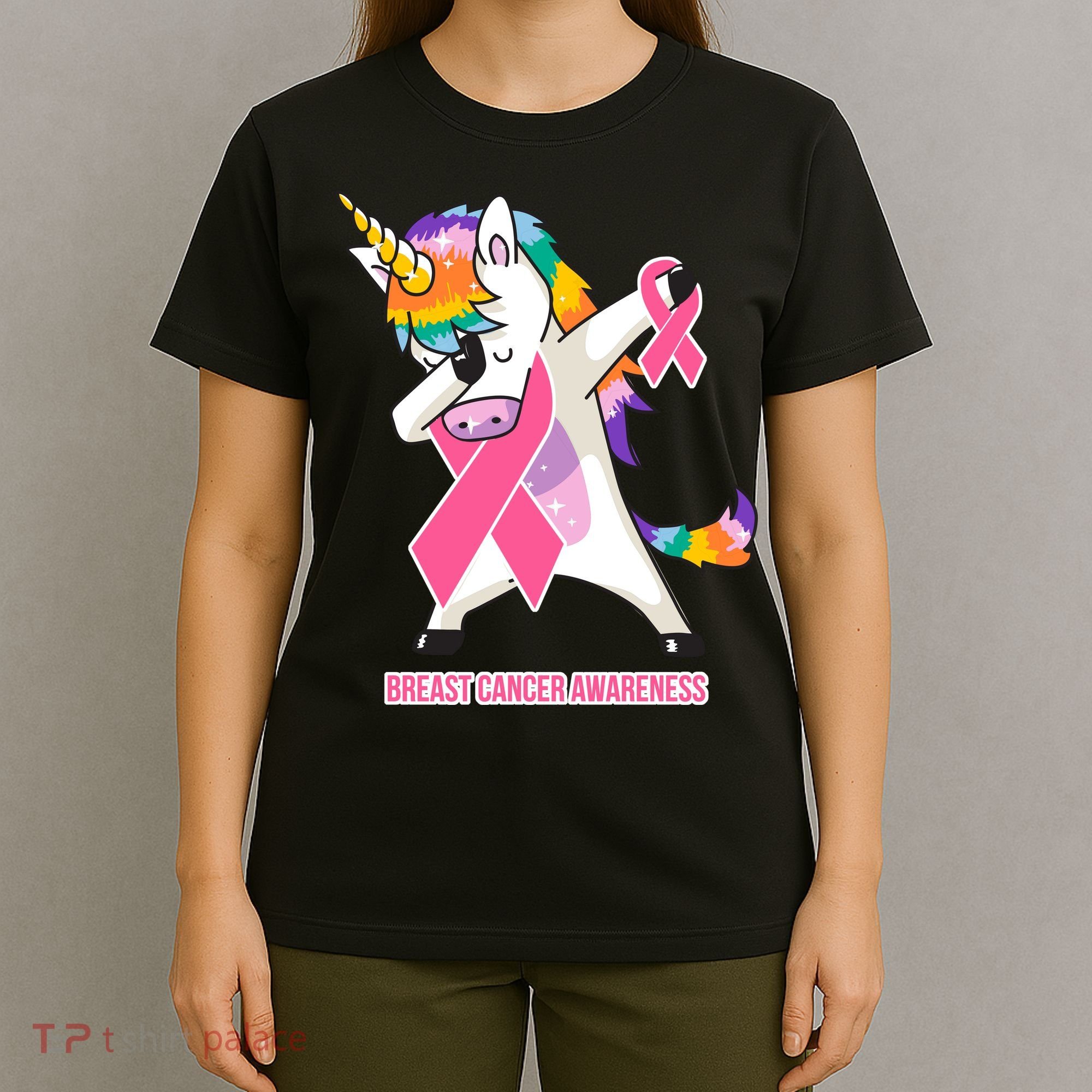 inspirational Breast Cancer Awareness Unicorn T-Shirt