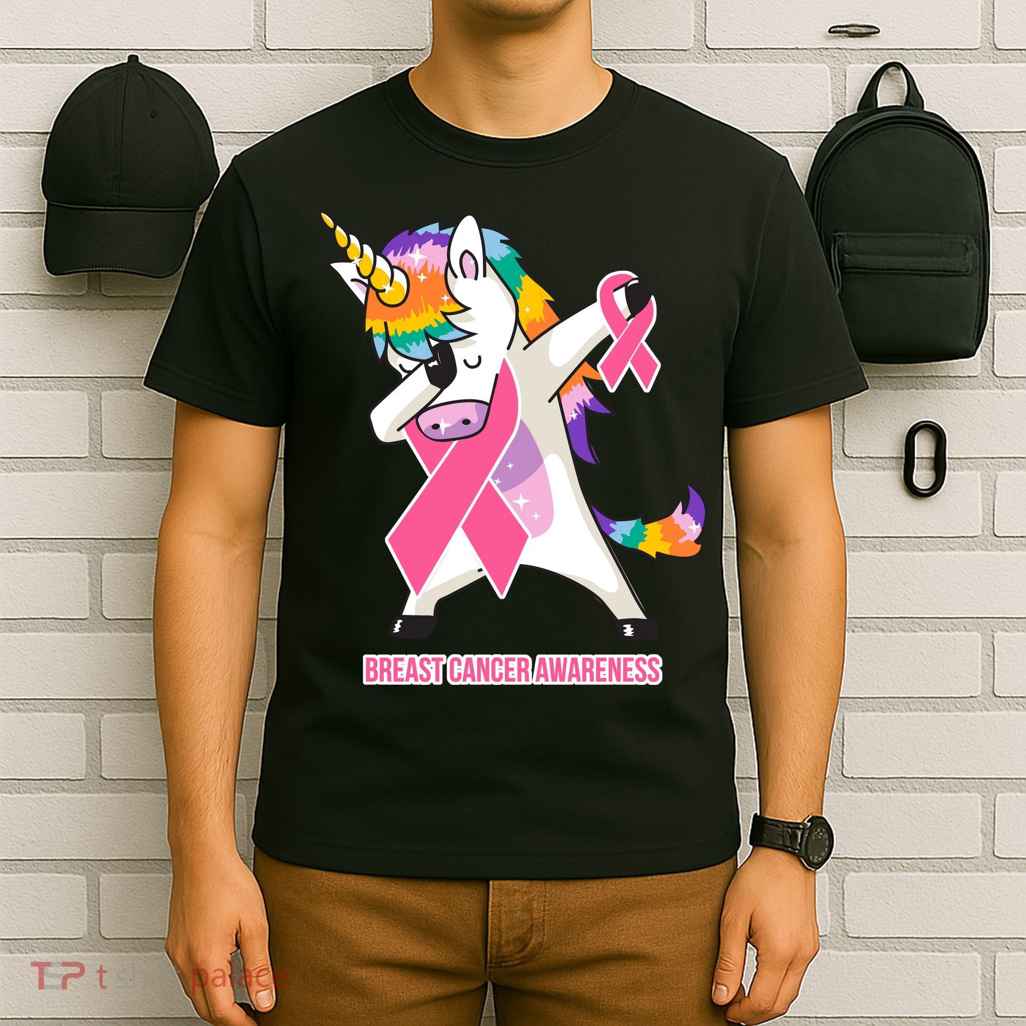 inspirational Breast Cancer Awareness Unicorn T-Shirt