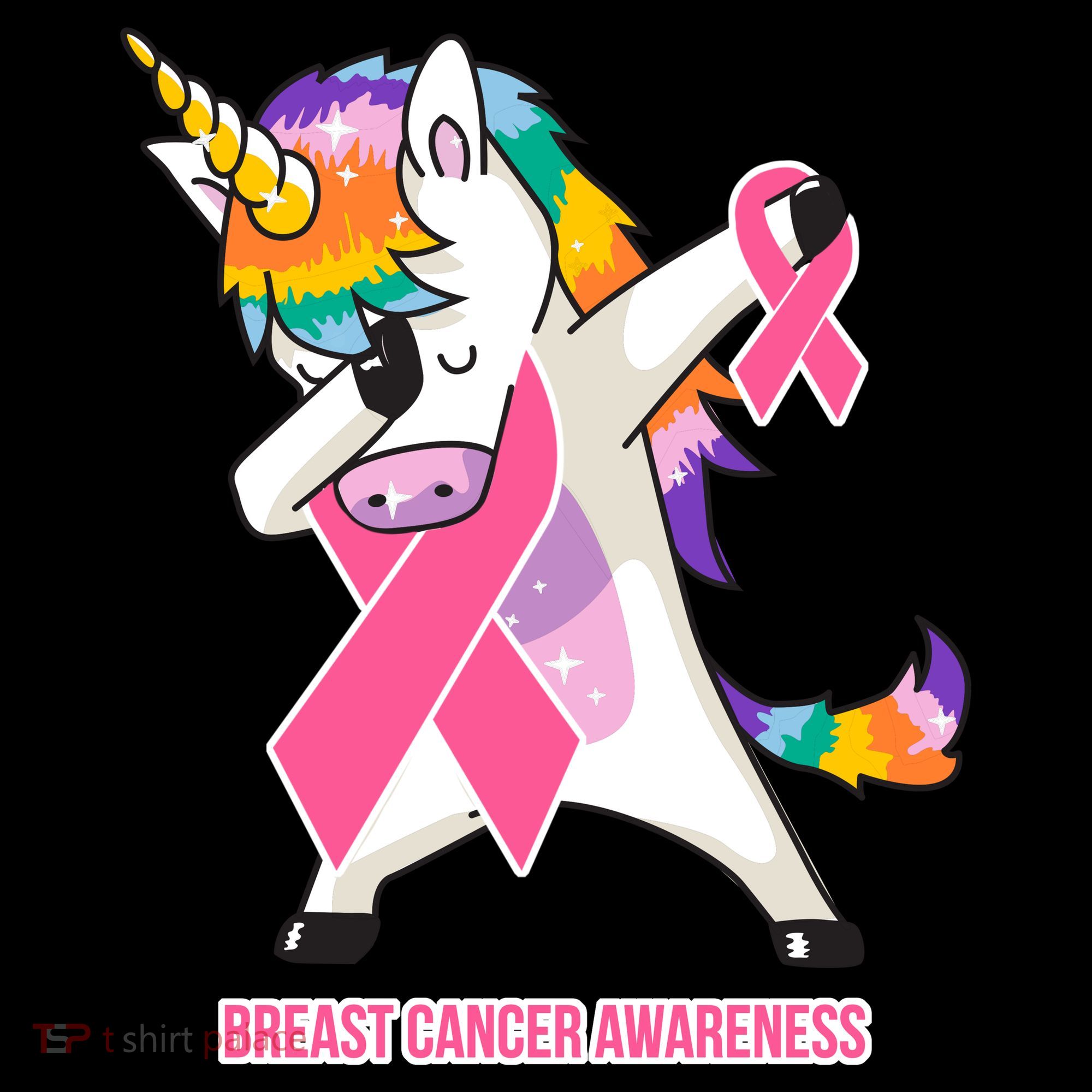 inspirational Breast Cancer Awareness Unicorn T-Shirt