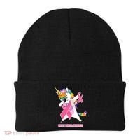 inspirational Breast Cancer Awareness Unicorn Beanie thumb 0