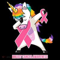 inspirational Breast Cancer Awareness Unicorn Women's Hoodie thumb 2