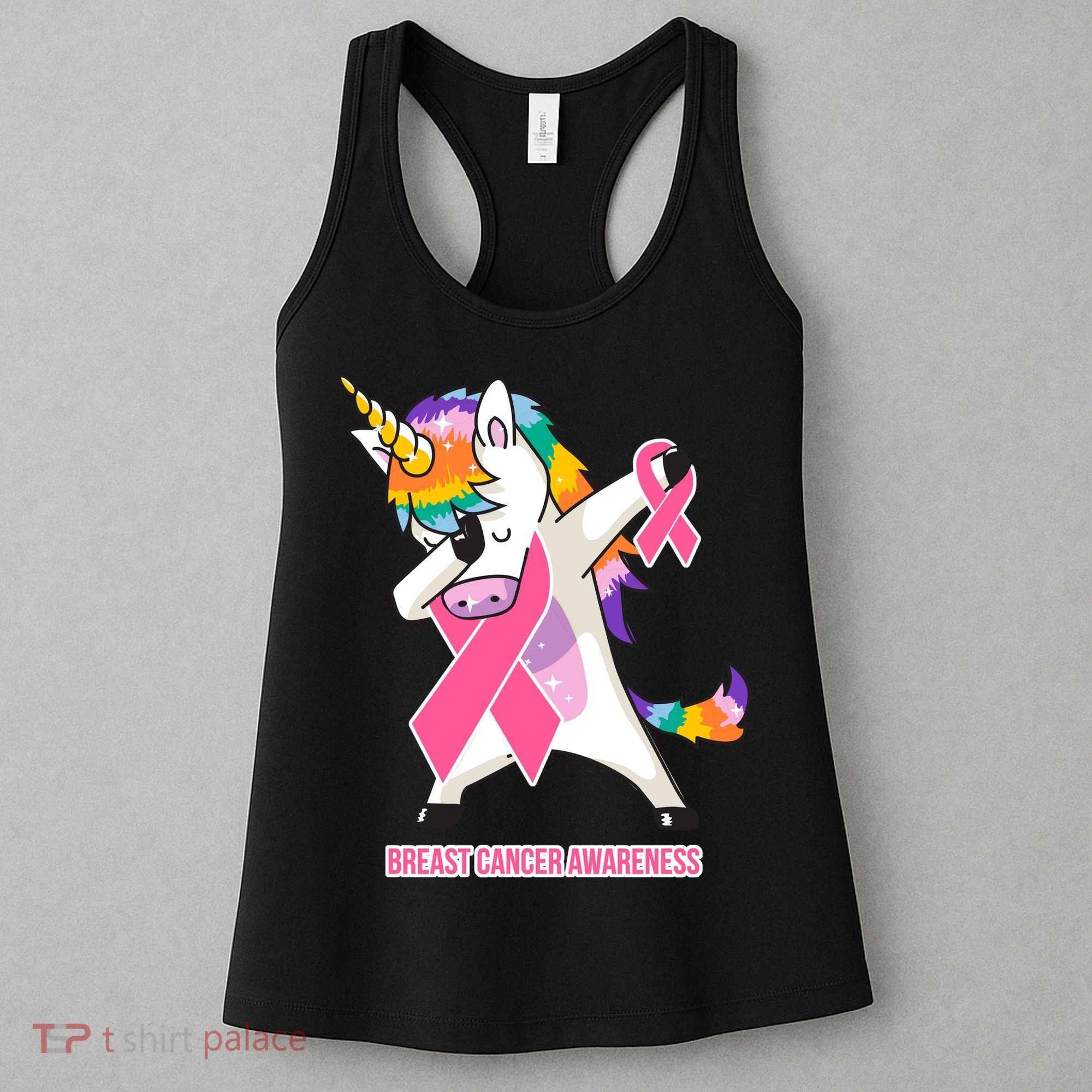 inspirational Breast Cancer Awareness Unicorn Women's Tank Top